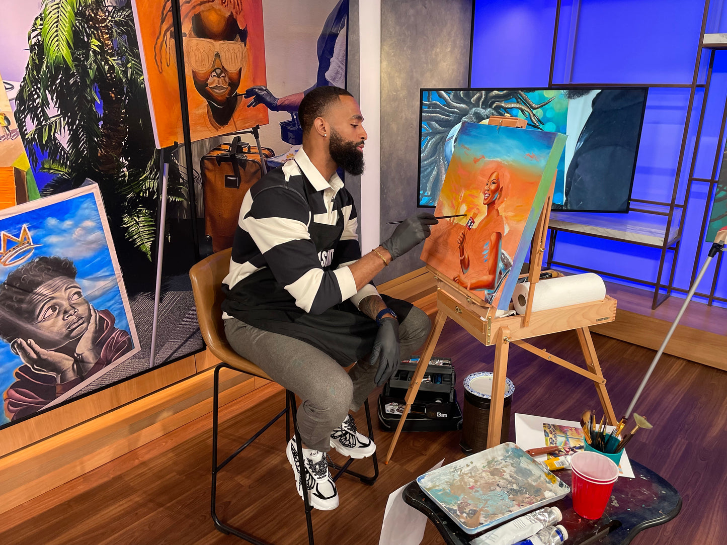 Anchored in the District | Limited Edition Giclee on Watercolor Paper and Canvas